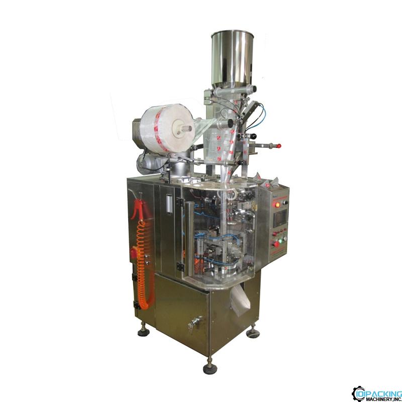 Automatic dip pyramid tea bag with string vertical packaging machine