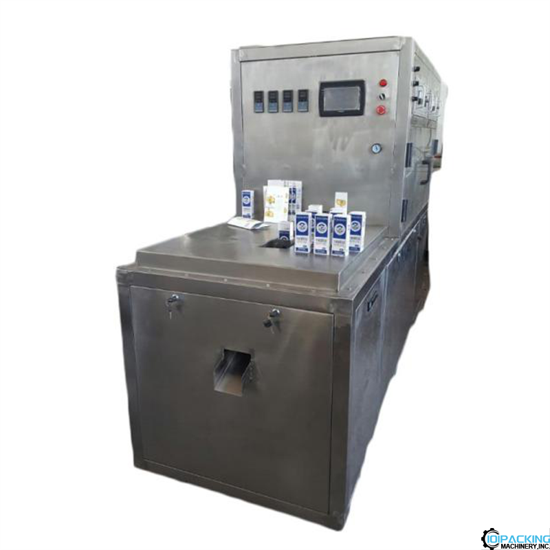 Semi automatic food drink carton brick bottle filling sesaling machine