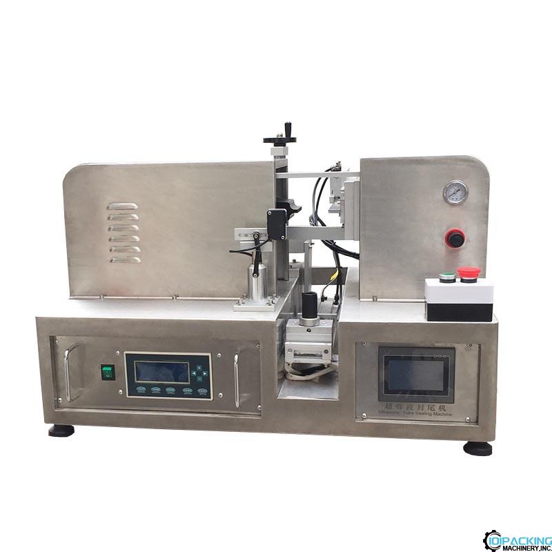 Semi automatic soft tube untrasonic tail sealing machine