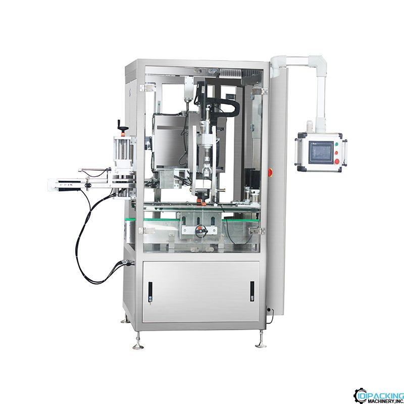 Automatic single heads tracking bottle capping machine