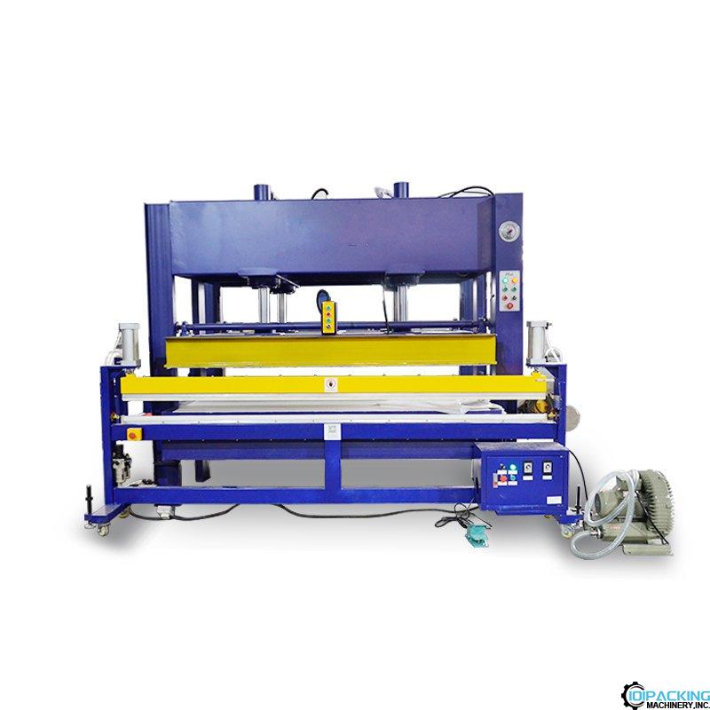 Automatic mattress compressing film vacuum packing machine