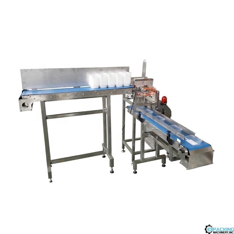 Automatic empty plastic tray case feeding dispensing machine