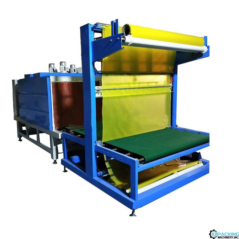 Automatic big board frame part film heat shrinking sealing machine