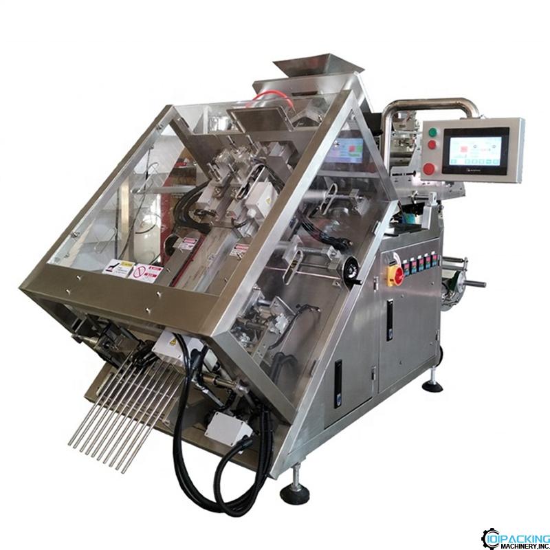 Automatic incline type stand bag gusset bag packing machine