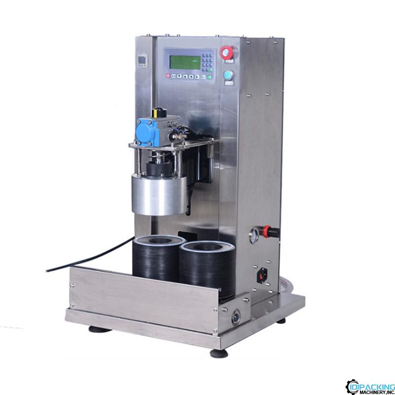 Semi automatic desktop bottle vacuum capping machine