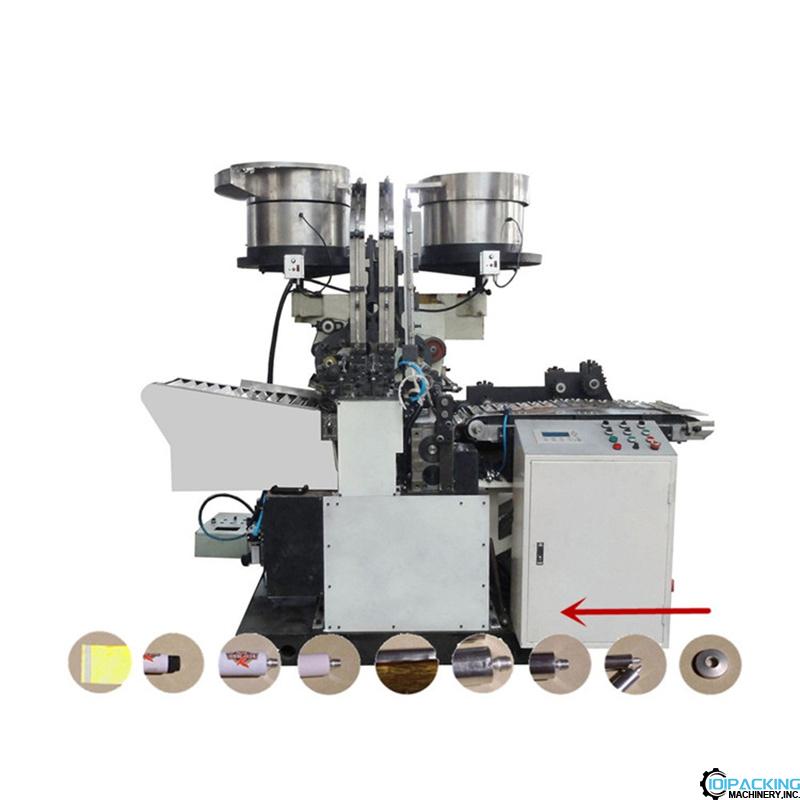 Automatic aluminum soft tube cap capping machine