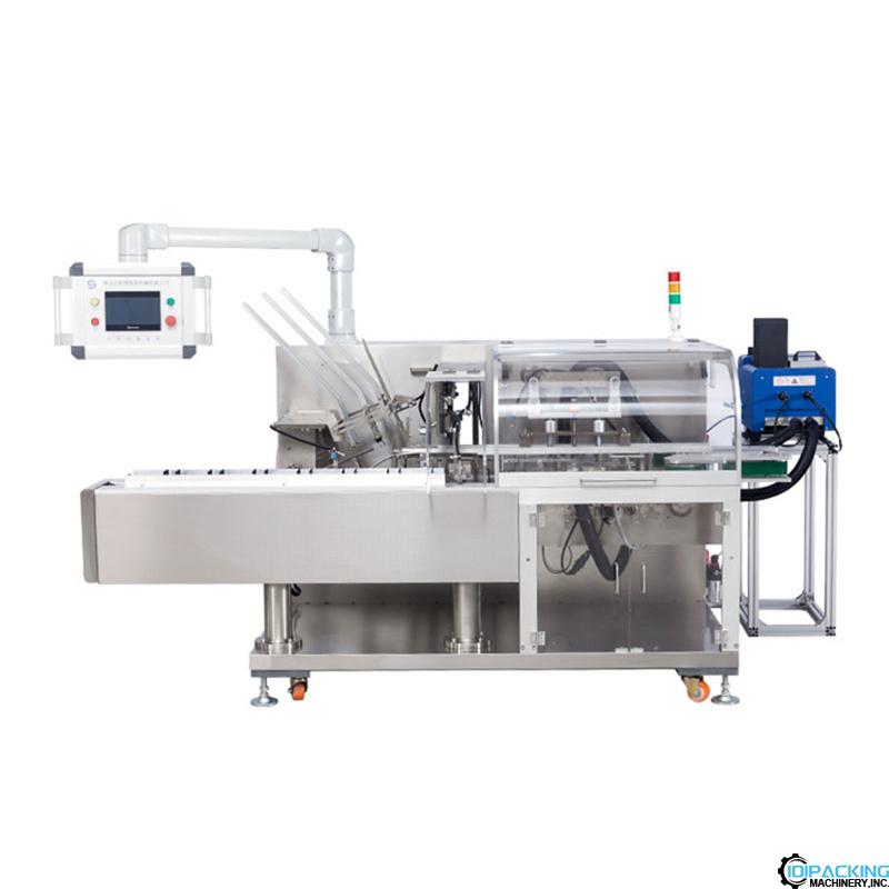 Automatic carton box hot melt glue cartoning machine