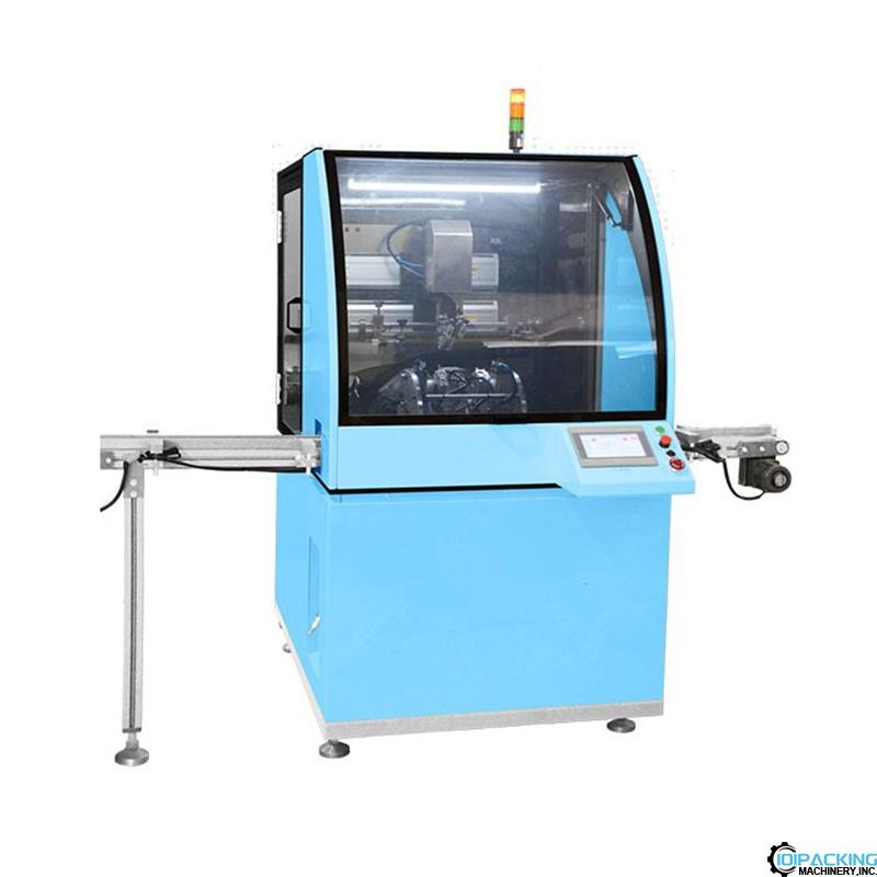 Automatic lipstick tube catridge silk screen printing machine