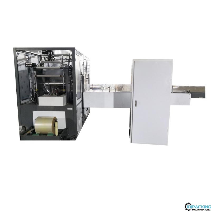 Automatic tissue napkin film 3D wrapping packing machine