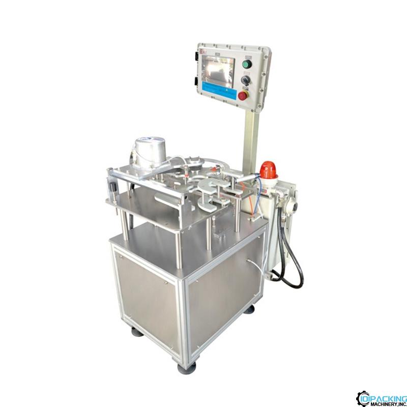 Automatic aerosol product bottle weight checking machine