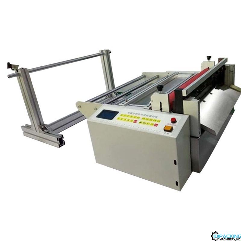 Automatic PVC PE Karft film roll cutting slicing machine