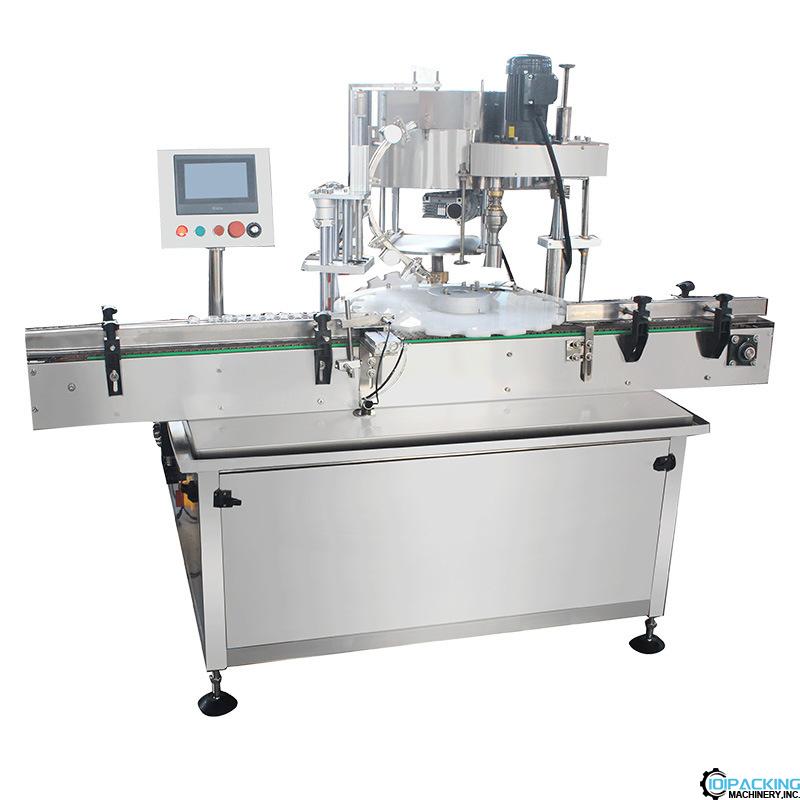 Automatic turntable type monobock bottle filling capping machine