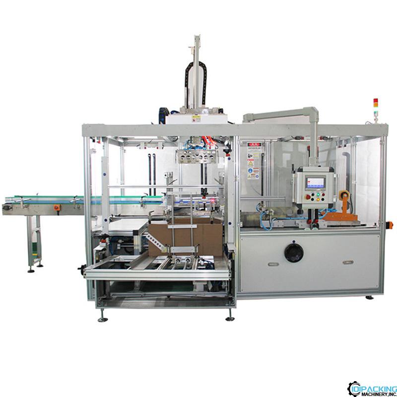 Automatic 2 in 1 box erecting bulk product cartoning machine