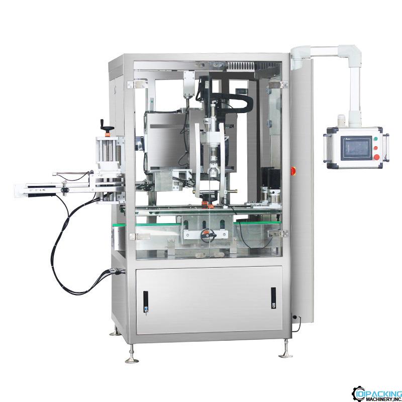 Automatic single heads cap grab screw capping machine