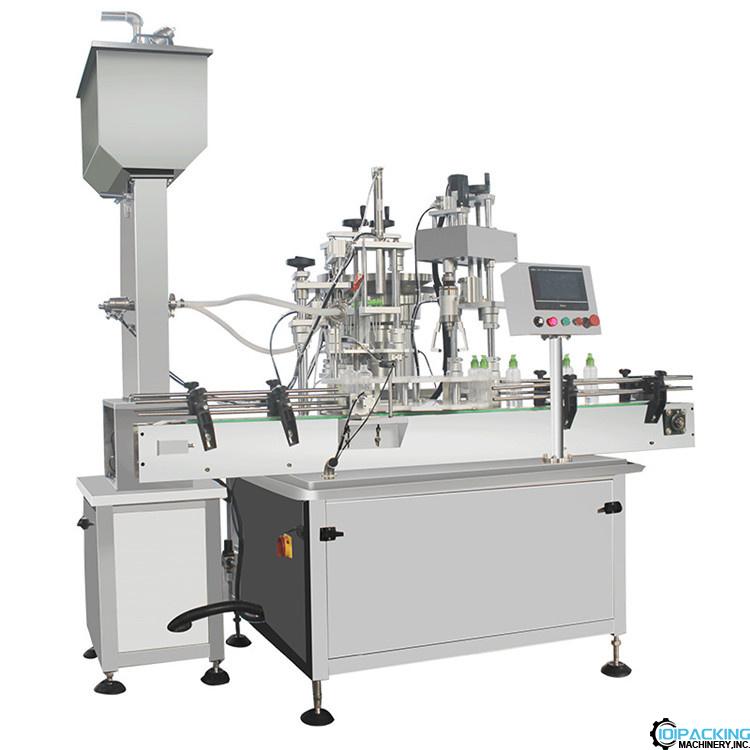 Automatic pump spray bottle rotary filling capping machine