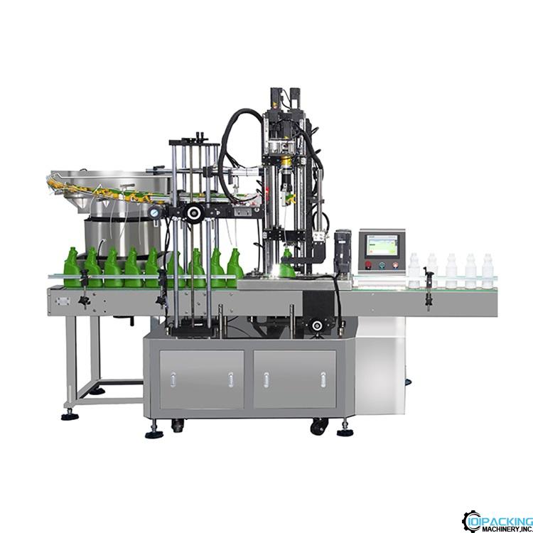 Automatic bottle plastic spray trigger cap capping machine