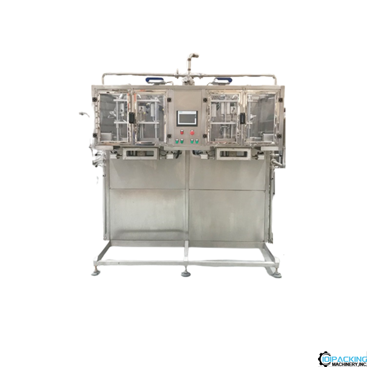 Semi automatic bag in box aseptic single/double nozzles bag filling capping machine