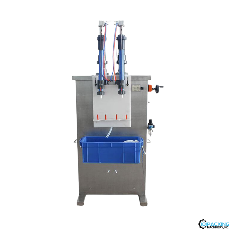 Double nozzles pesticide anti-corrosion liquid filling machine