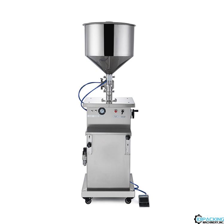 Semi automatic single nozzle vertical type filling machine