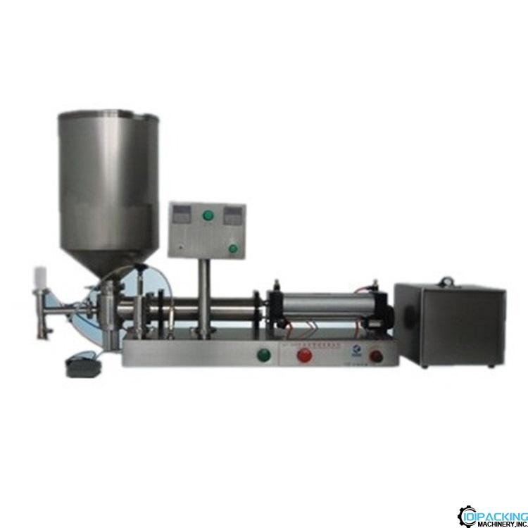 Semi automatic high viscosity butter grease spring tube filling machine