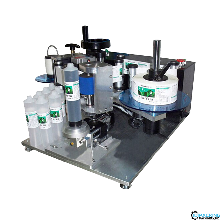 Semi automatic soft tube hose labeling machine