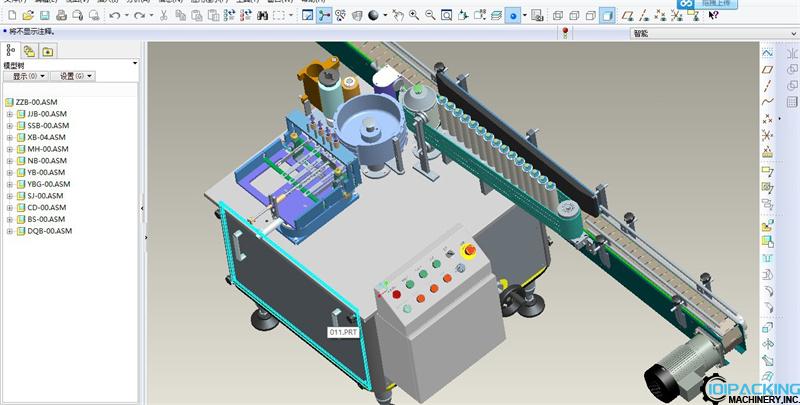 Automatic bottle wet cold glue labeling machine02.jpg